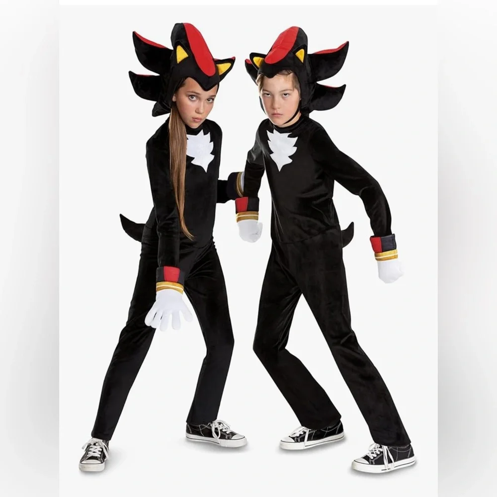 Official Sonic 3 Movie Shadow Deluxe Costume - Picture 1 of 16